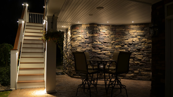 outdoor stair lighting ideas