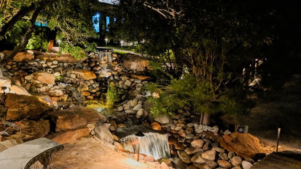 outdoor garden lighting ideas