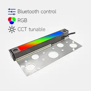 LT2701E3 7 Inch Bluetooth RGB＆CCT tunable Aluminum Hardscape light