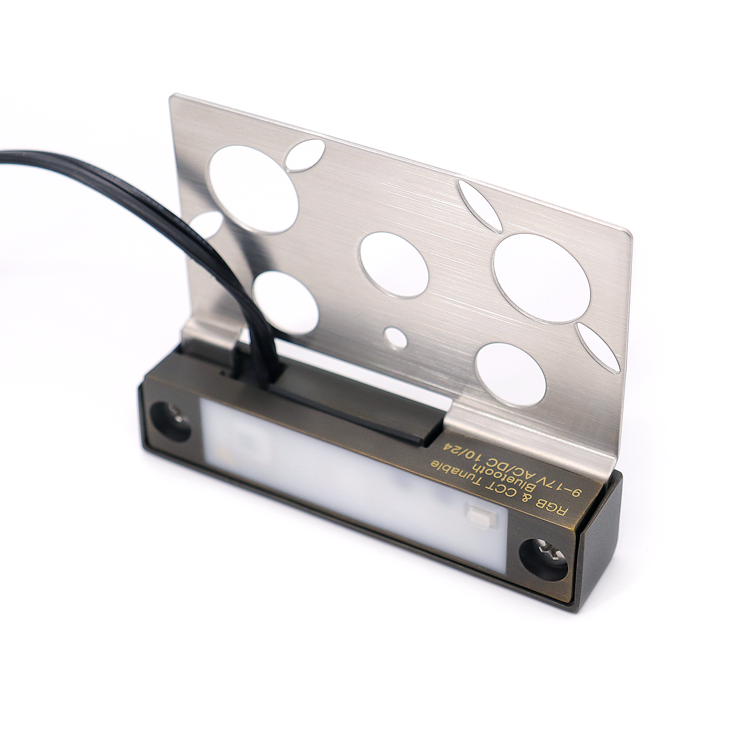 LT2701PS3 4 Inch Die Cast Brass RGB CCT Tunable Hardscape Light