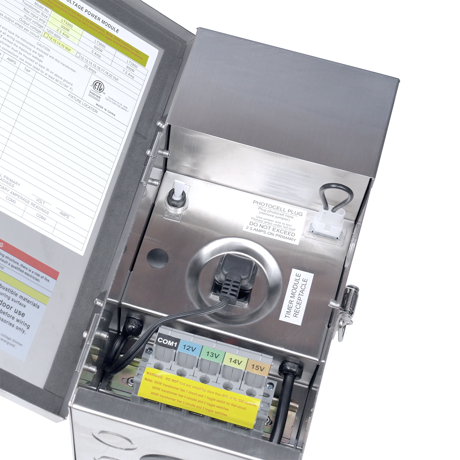 LT3300 300W Multi-tap Low Voltage Tranformer