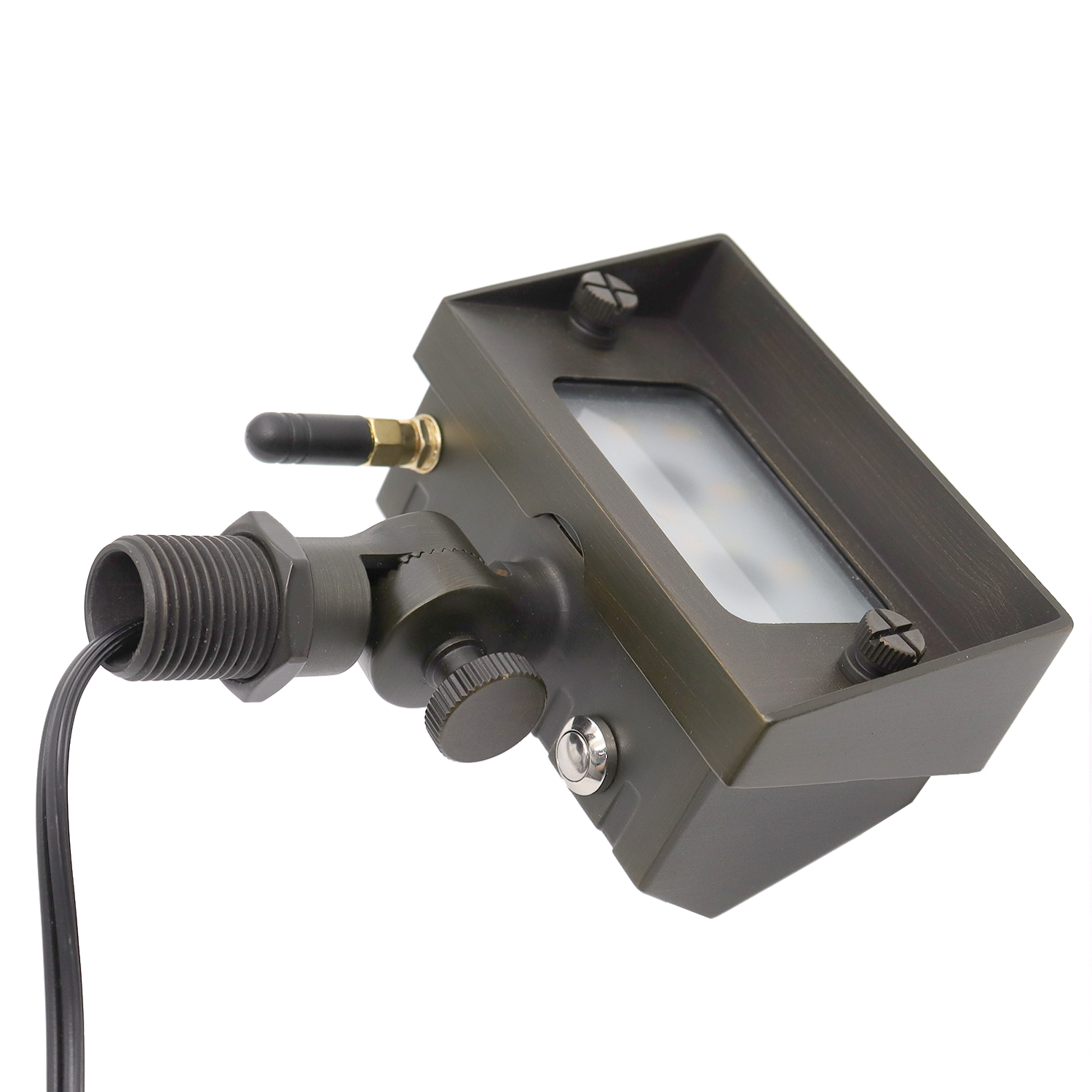LT2303BT Die Casting Brass RGB CCT Tunable Smart Flood Light With Exterior Antenna