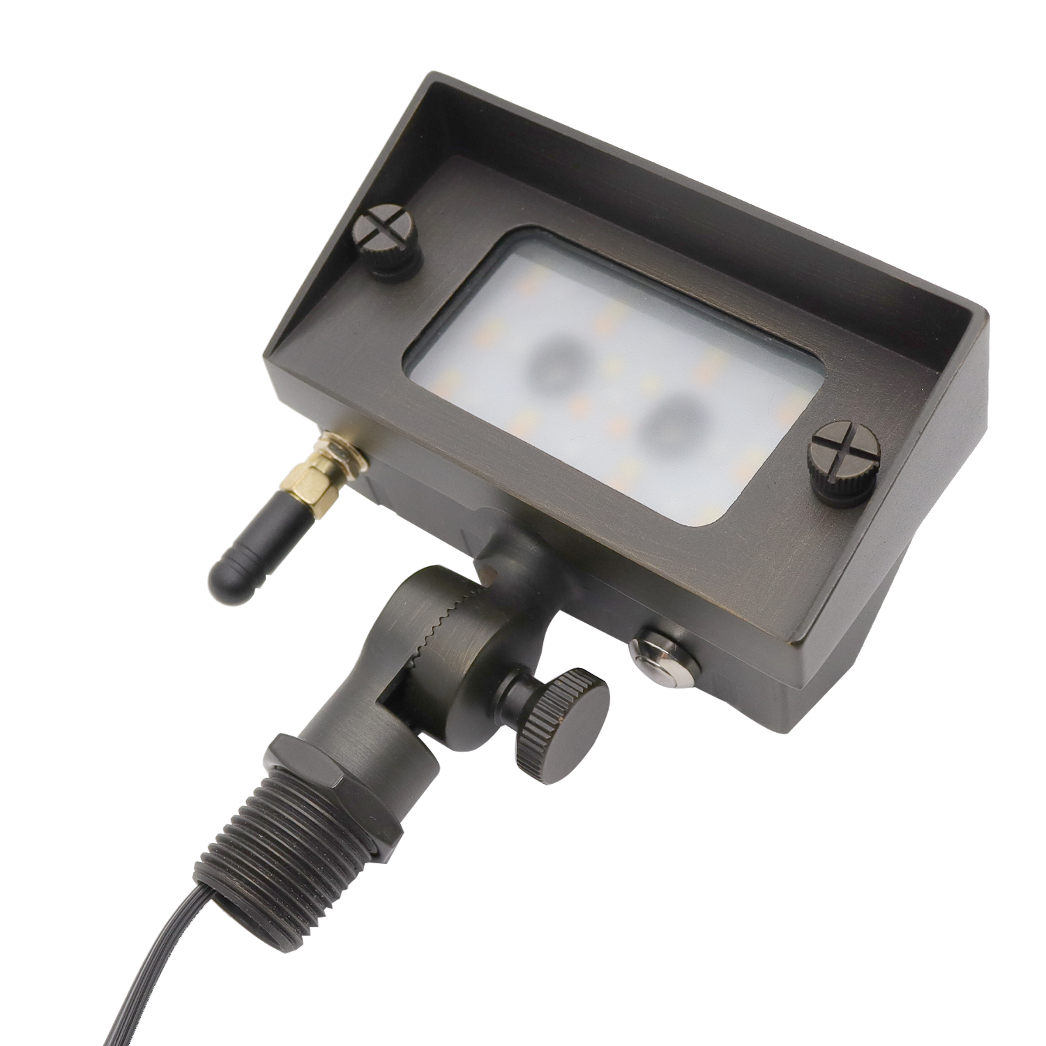 LT2303BT Die Casting Brass RGB CCT Tunable Smart Flood Light With Exterior Antenna