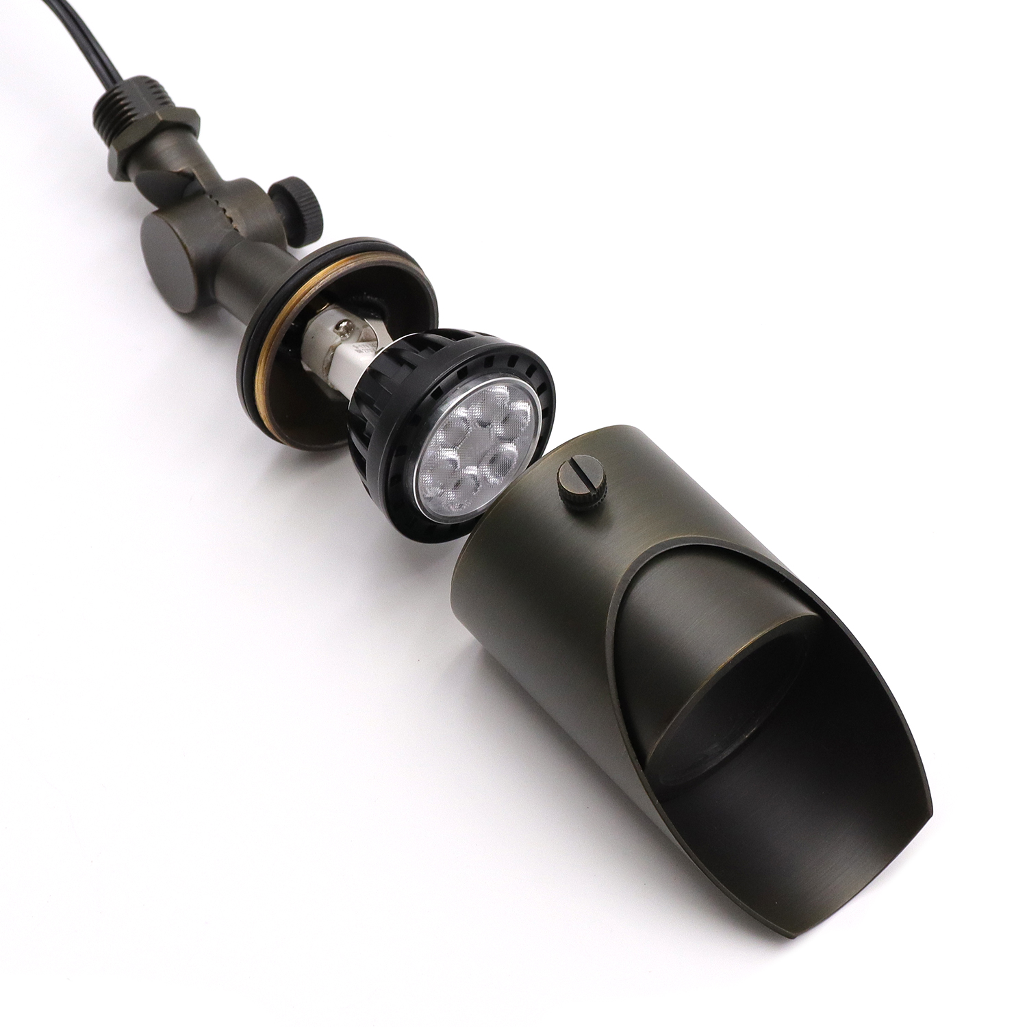 LT2106 Adjustable Shroud Compact MR16 Up Light