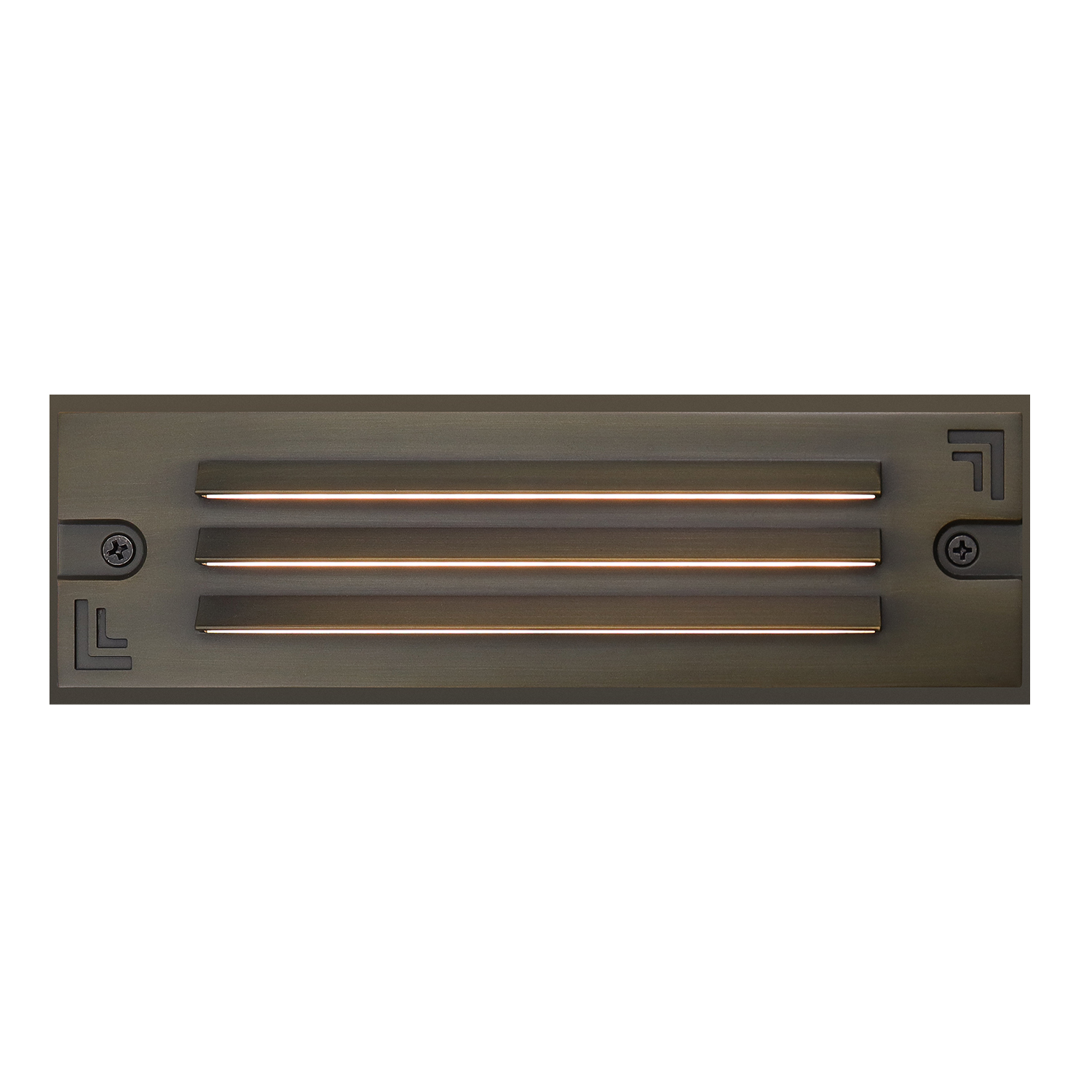 LT9701P Die Cast Brass Grating RGB CCT Tunable Smart Step Light