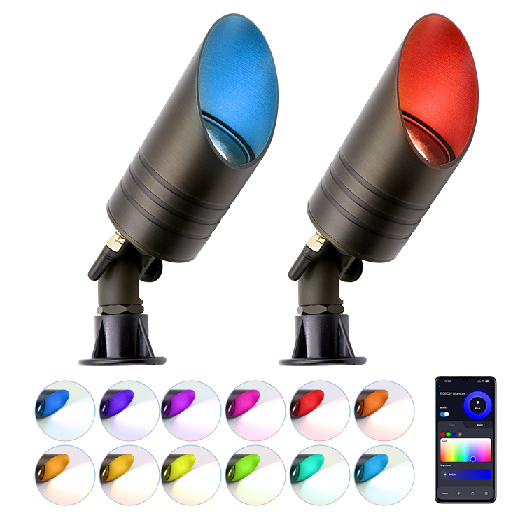 LT2100BT Die Casting Brass RGB CCT Tunable Seamless Connectivity Smart Up Light