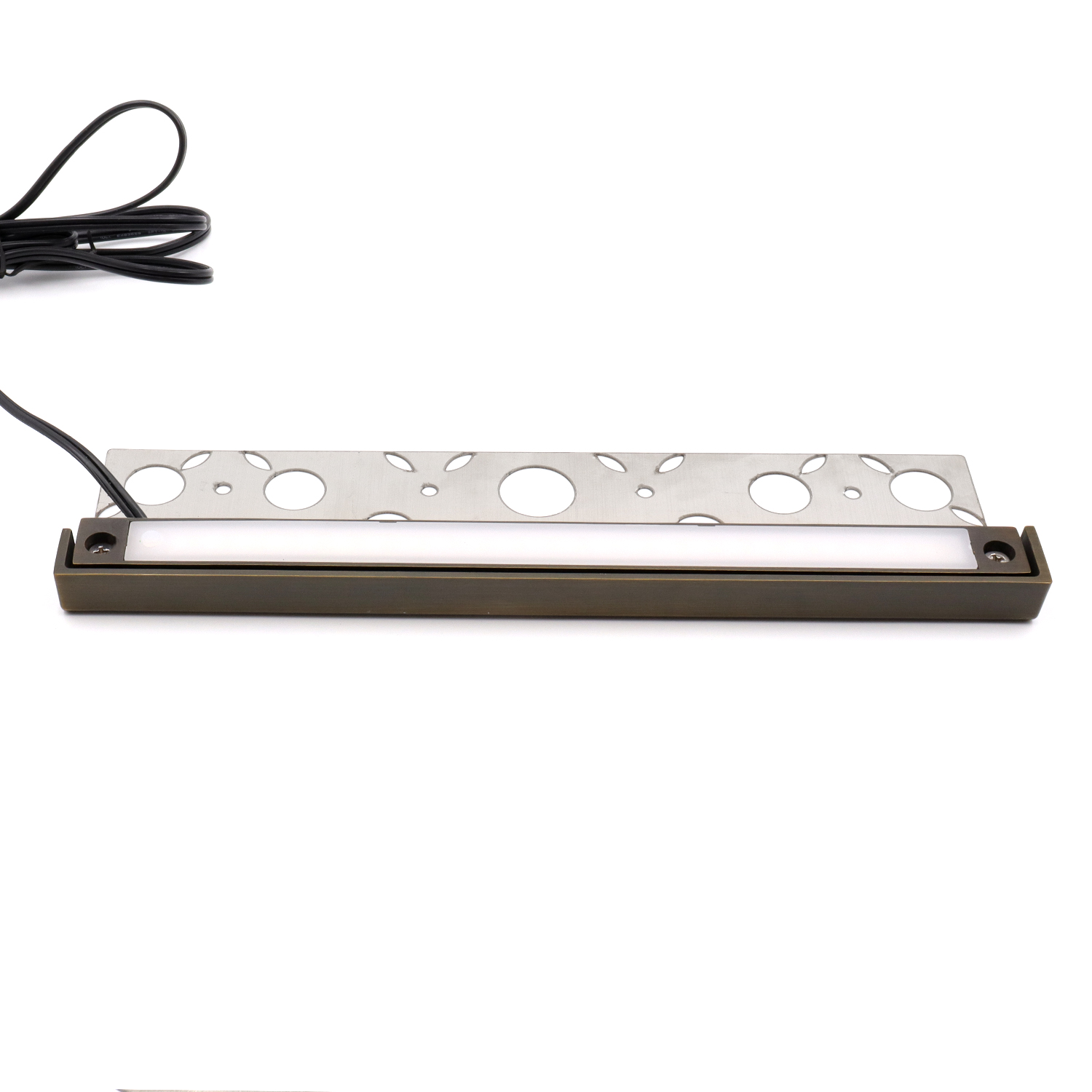 LT2701PL3 12 Inch Die Cast Brass RGB CCT Tunable Smart Hardscape Light