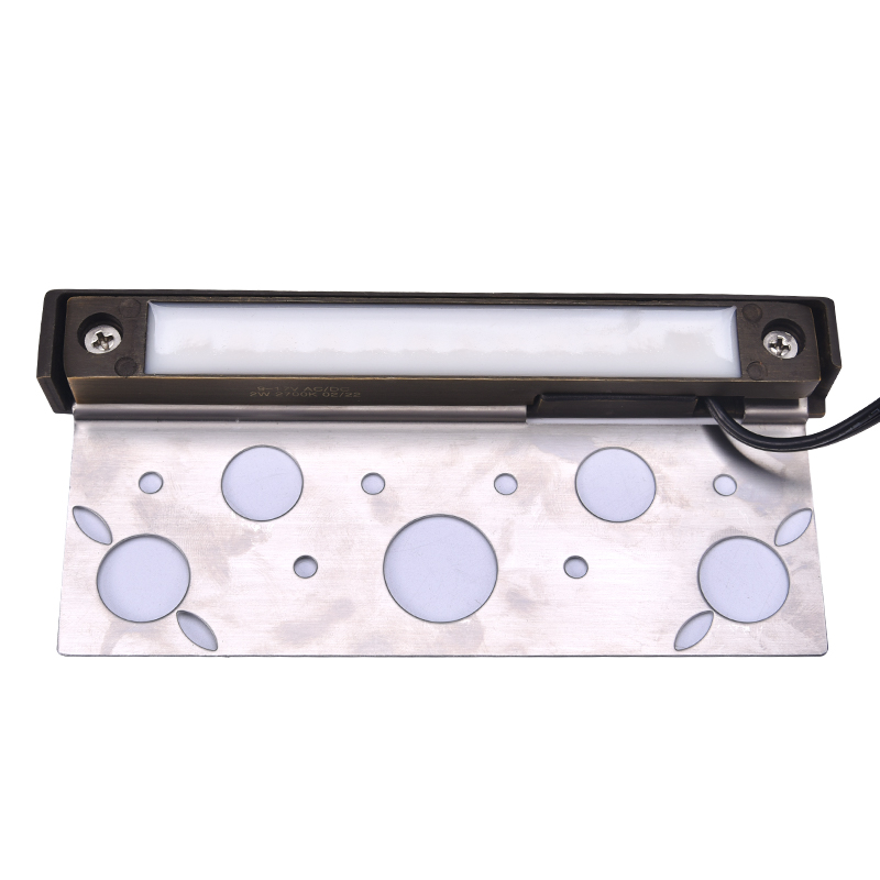 LT2701P3 7 Inch Die Cast Brass RGB CCT Tunable Smart Hardscape Light
