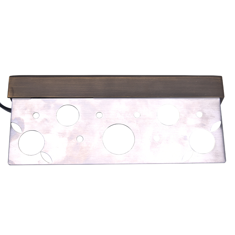 LT2701P3 7 Inch Die Cast Brass RGB CCT Tunable Smart Hardscape Light