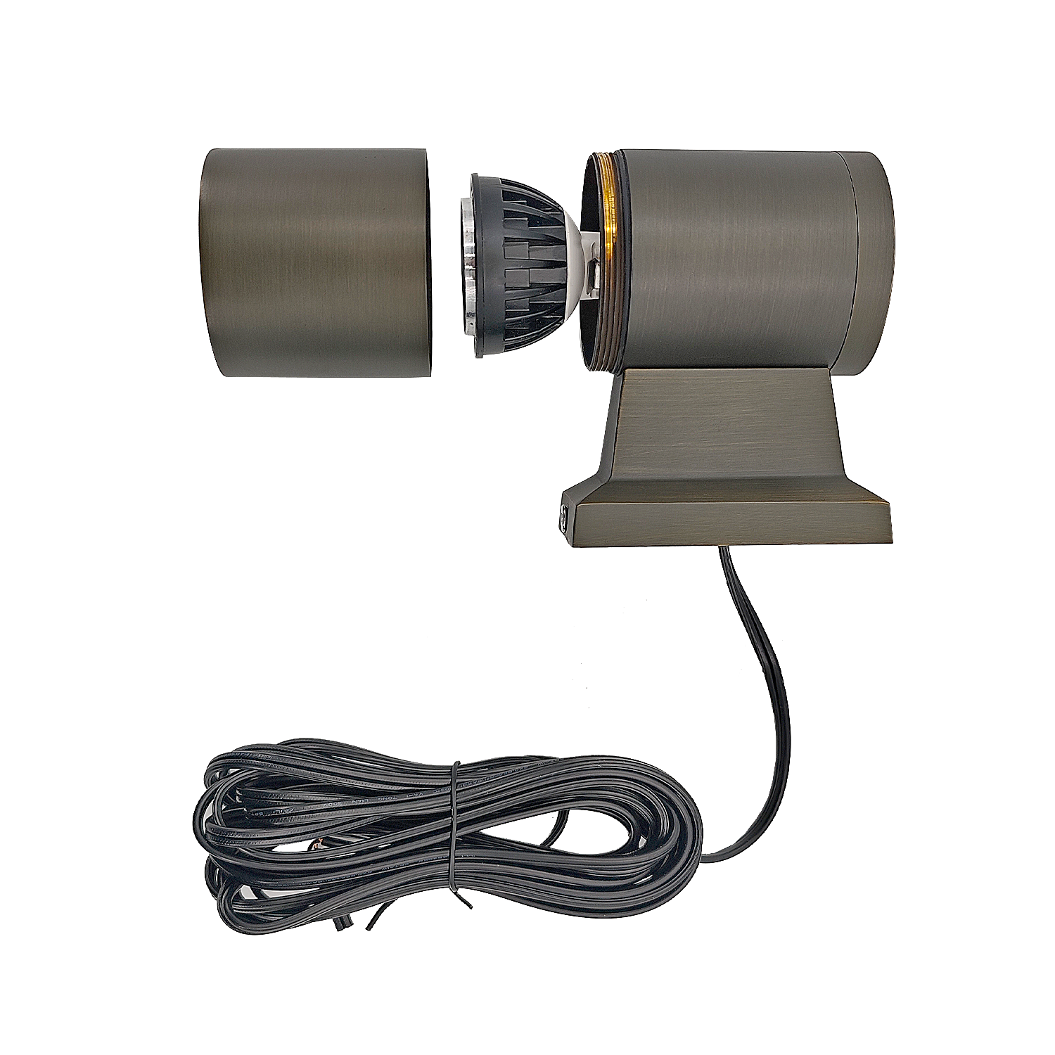 LT2602S Die Cast Brass Down Cylinder Wall Light
