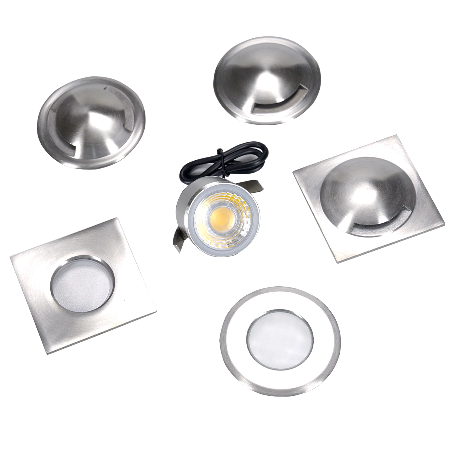 LT9905 2.4″ Lid Stainless Steel Recessed In ground Well Light